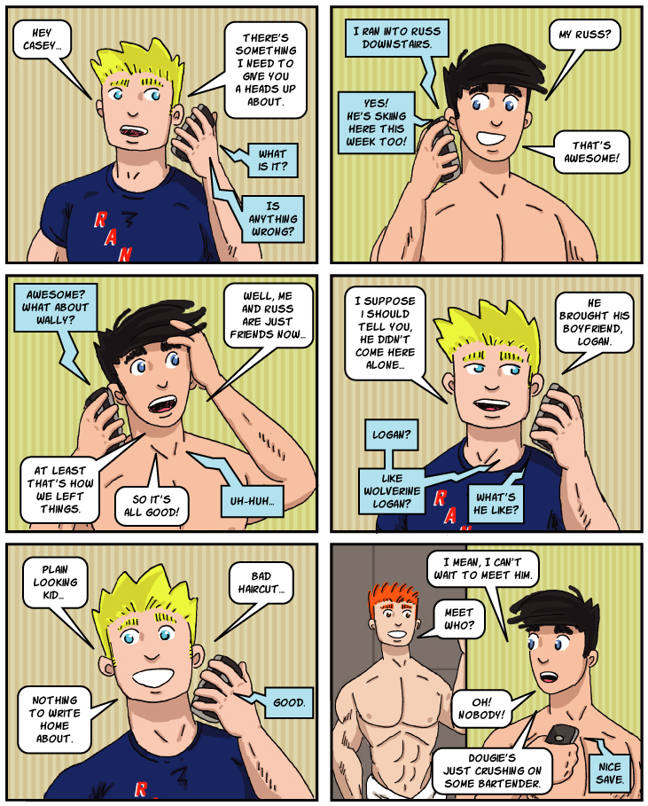 gay comic strip that you may not be familiar with called  Casey At...